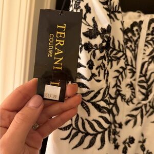 Terani Couture Elegant Cream Gown